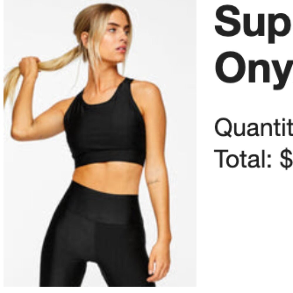 Lilia's Active Sports Bra and Leggings Set - Onyx Black
